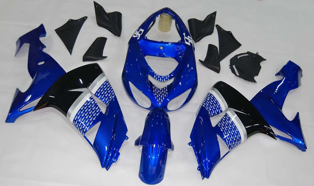 Kit carena blu Amotopart 2006-2007 Kawasaki ZX10R