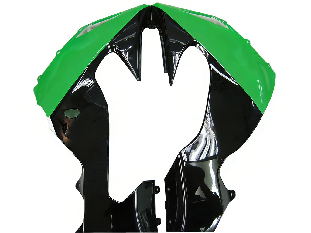 Amotopart 2006-2007 Kawasaki ZX10R Fairing Green Style2 sæt