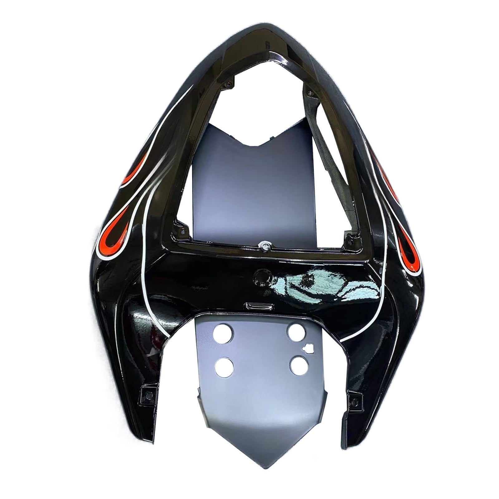 Amotopart 2006-2007 Kawasaki ZX10R Black Orange Fairing Kit