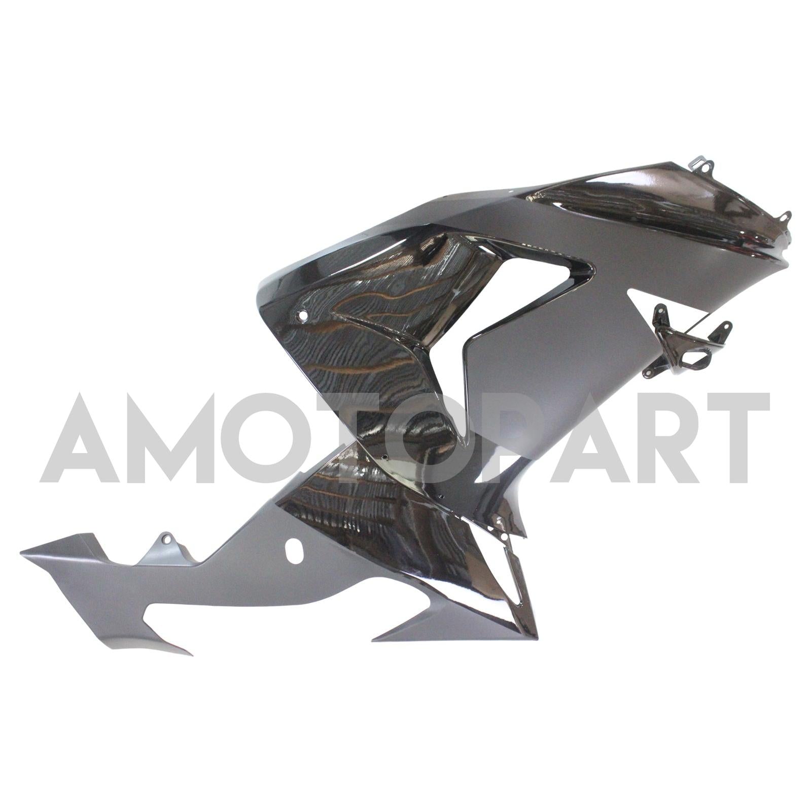 Amotopart  Kawasaki ZX10R 2006-2007 Gloss&Matt Black Fairing Kit