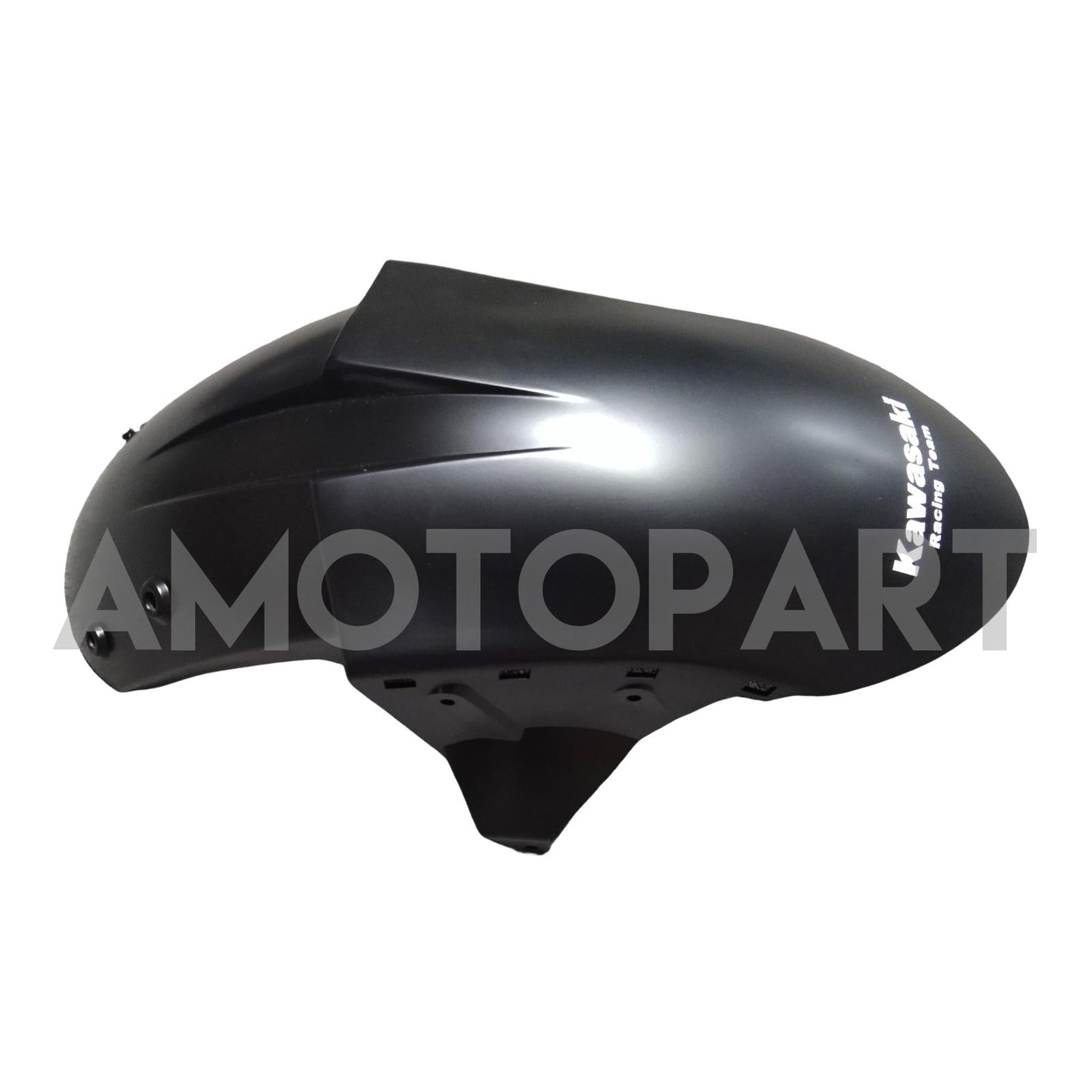 Amotopart Kawasaki ZX10R 2006-2007 Schwarz mit weißem Logoverkaufskit