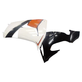 Amotopart  Kawasaki ZX10R 2006-2007 White Orange Fairing Kit