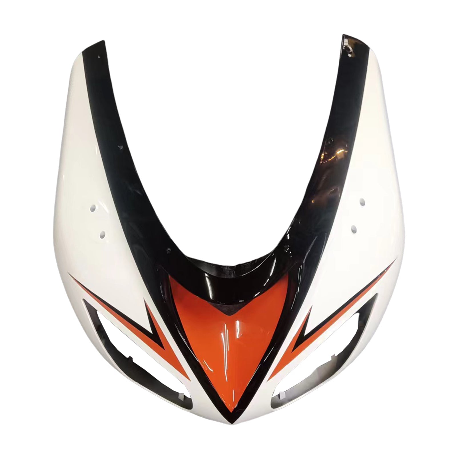 Amotopart  Kawasaki ZX10R 2006-2007 White Orange Fairing Kit