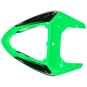 Amotopart Kawasaki ZX10R 2006–2007 grün-schwarzes Verkleidungsset