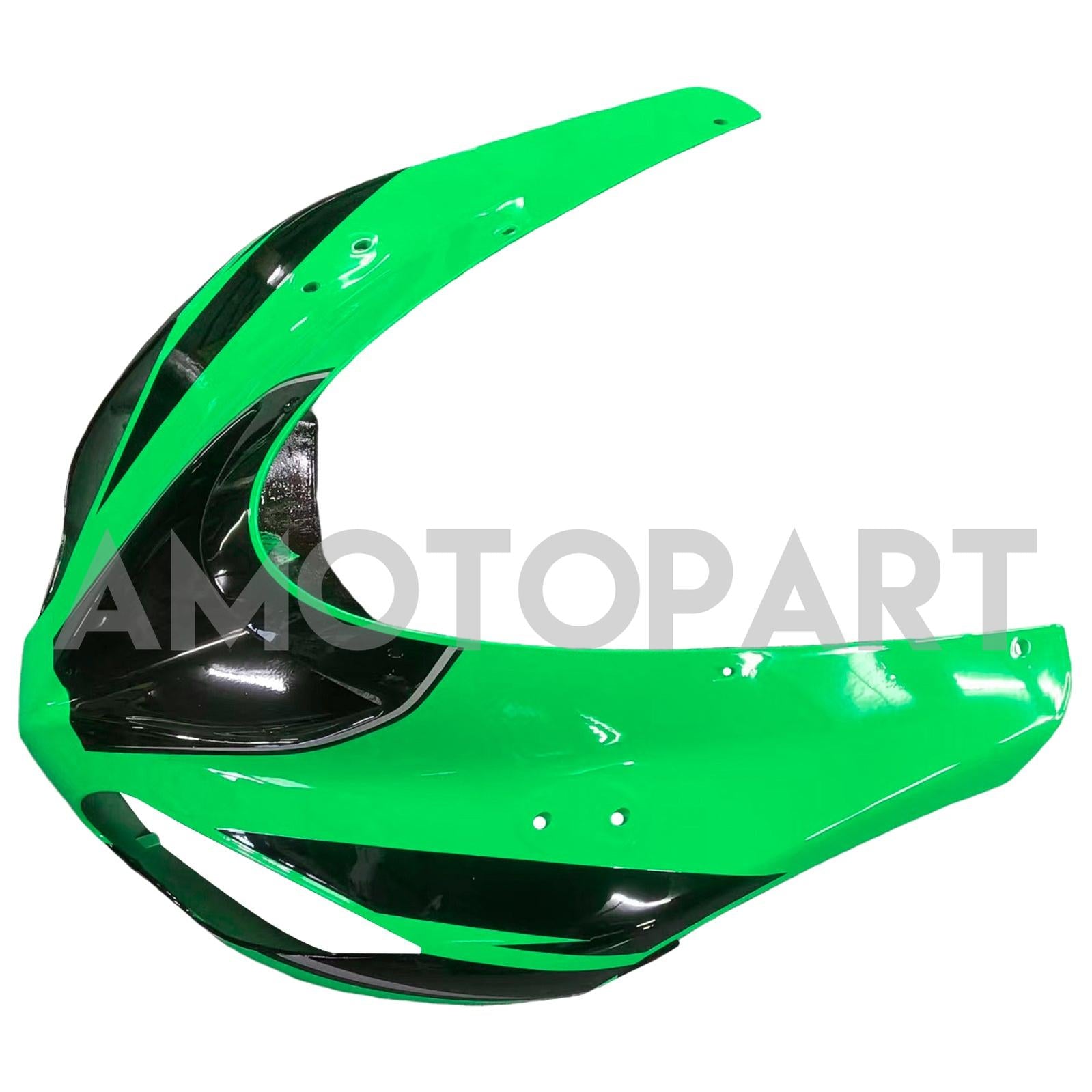 Amotopart  Kawasaki ZX10R 2006-2007 Green Black Fairing Kit