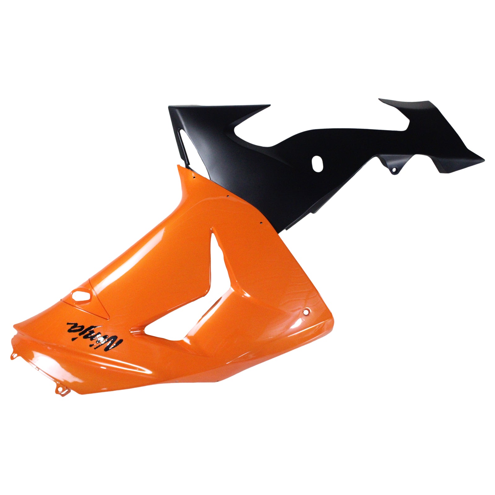 Amotopart Kawasaki ZX10R 2006–2007 Orange Verkleidungsset