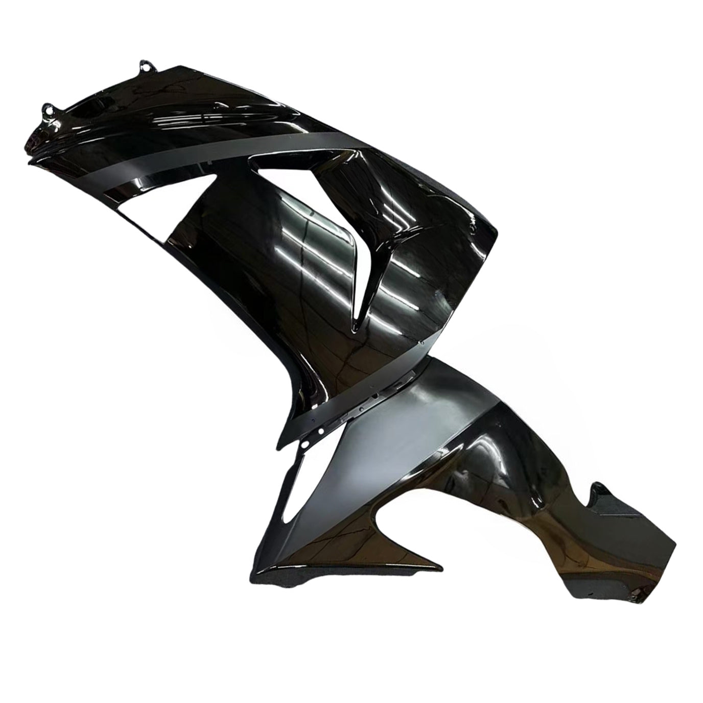 Amotopart Kawasaki ZX10R 2006-2007 Glossy Black Fairing Kit