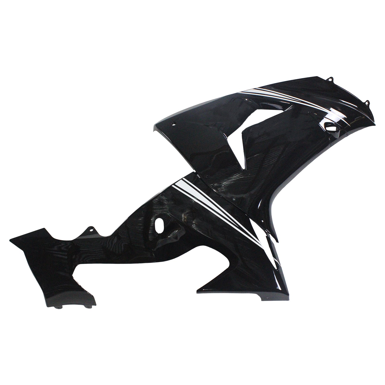 Amotopart Kawasaki ZX10R 2006-2007 Glossy Black Fairing Kit