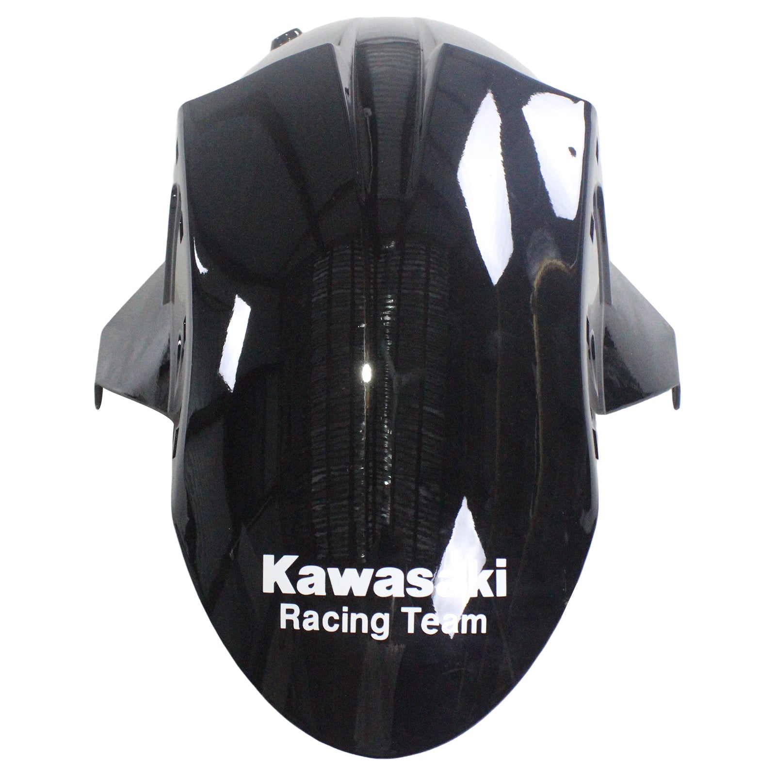 Amotopart Verkleidungsset für Kawasaki ZX10R 2006–2007, glänzendes Schwarz mit Ninja-Logo