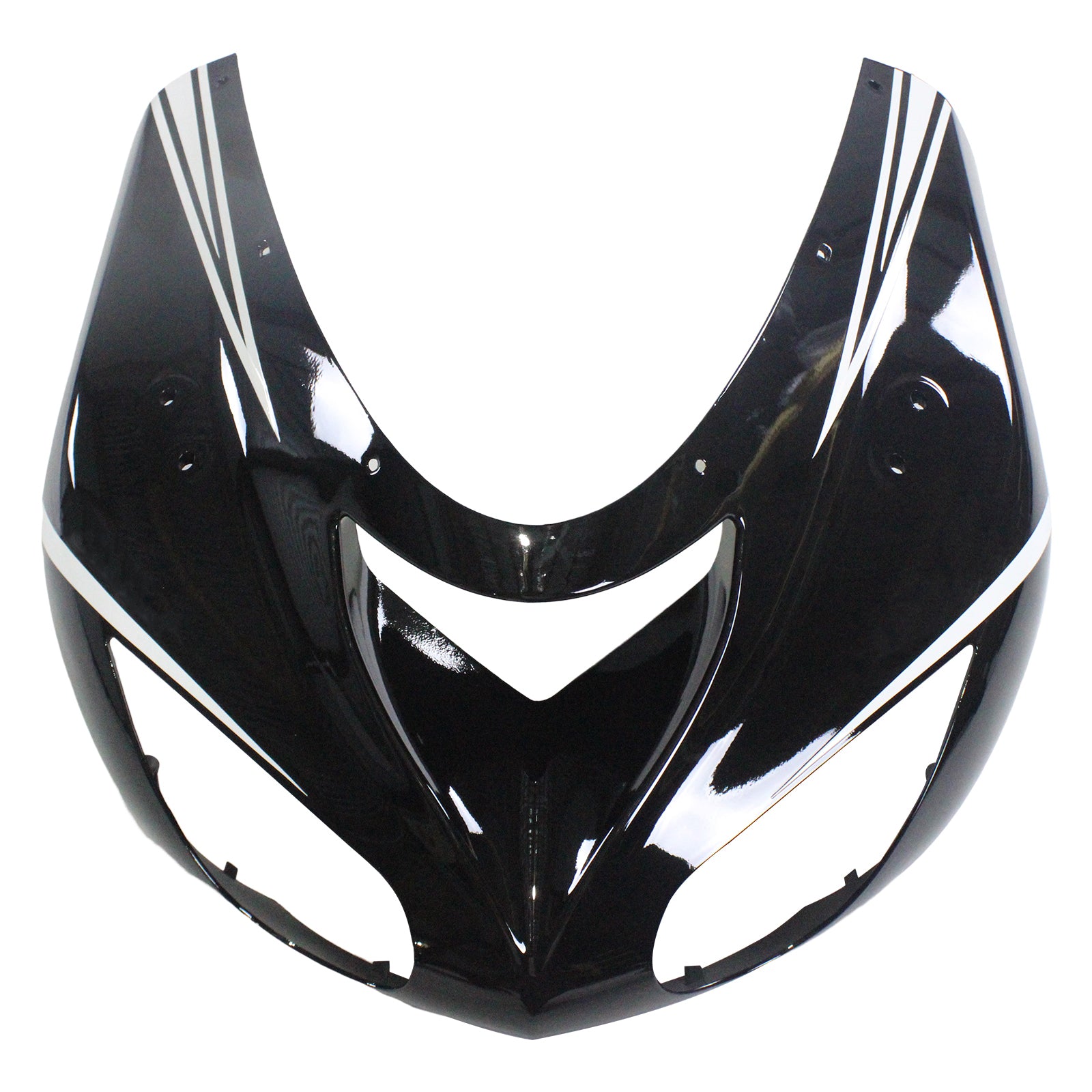 Amotopart Kawasaki ZX10R 2006-2007 Glossy Black Fairing Kit