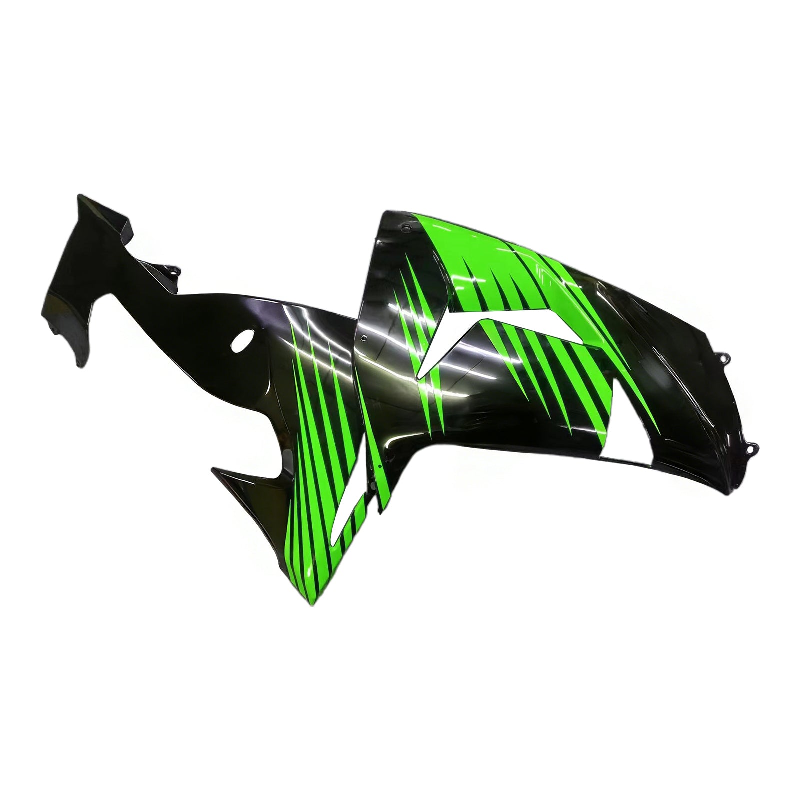 Amotopart 2006-2007 Kawasaki ZX10R Green & Black Monster Logo Style2 Failing Kit