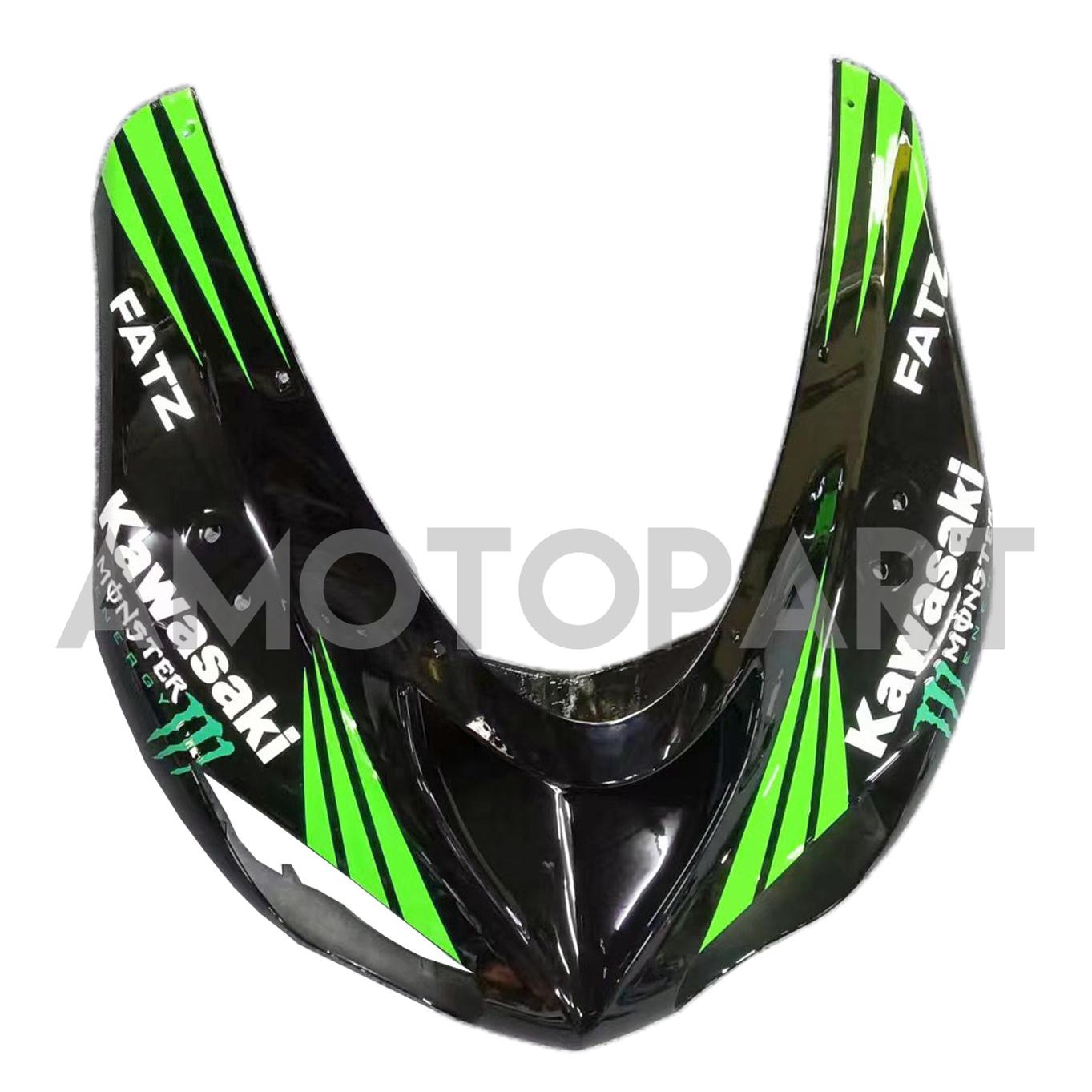 Amotopart 2006-2007 Kawasaki ZX10R グリーン&ブラック モンスター