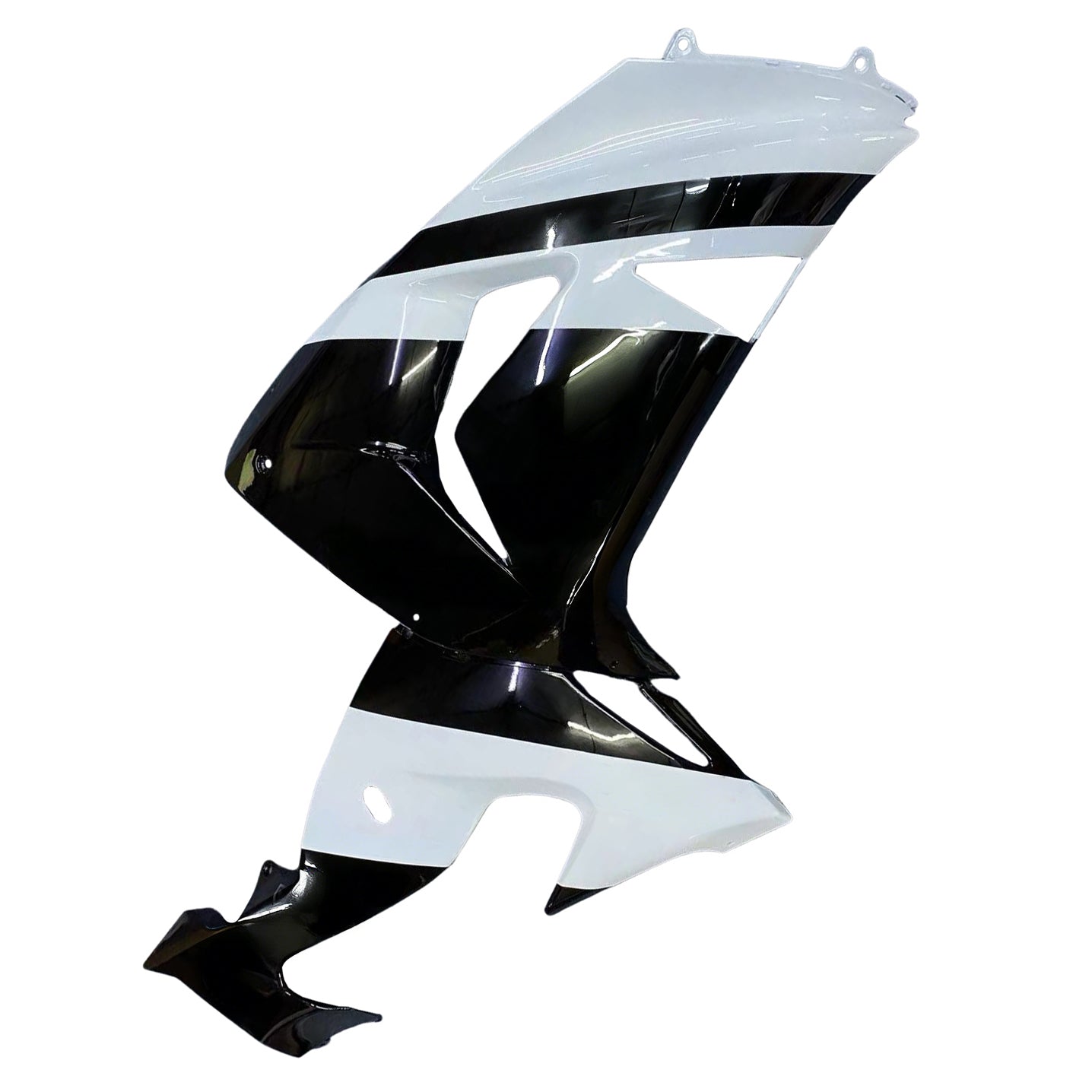 Amotopart 2006-2007 Kawasaki ZX10R Czarno-biały zestaw owiewki