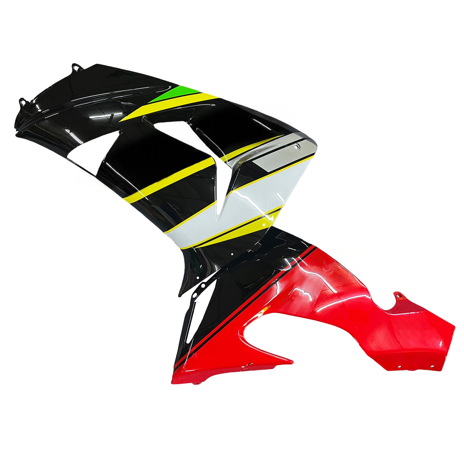 Amotopart 2006-2007 Kawasaki ZX10R Green&Red Fairing Kit