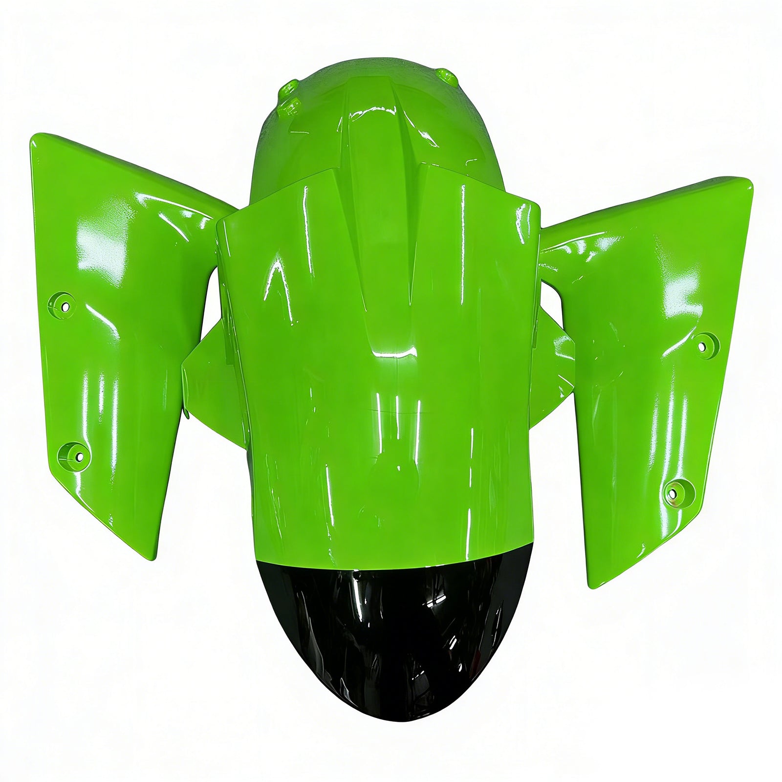 Amotopart 2006-2007 Kawasaki ZX10R Zielony i czarny styl 1 Zestaw owiewki