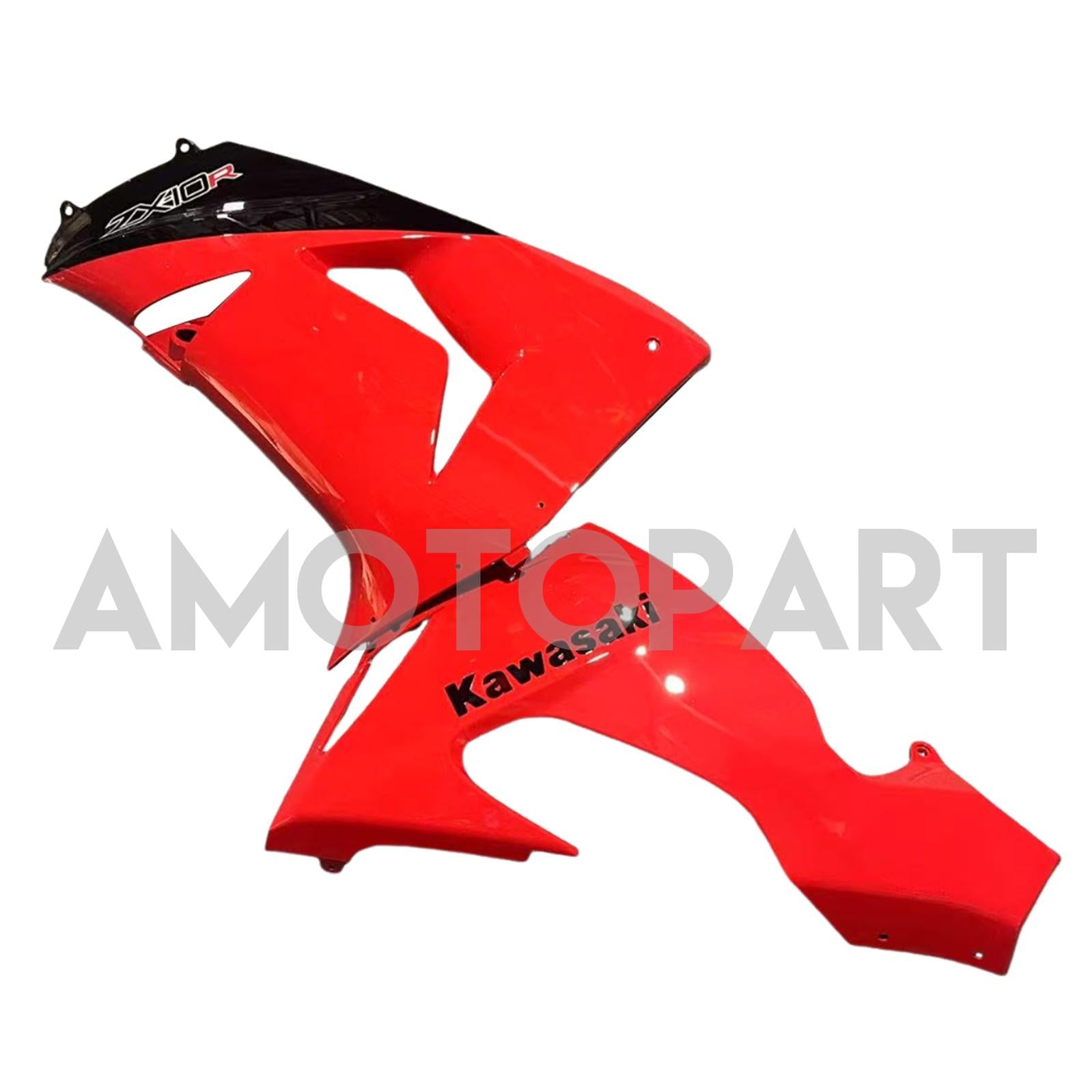 Amotopart 2006-2007 Kawasaki ZX10R Red Fairing Kit