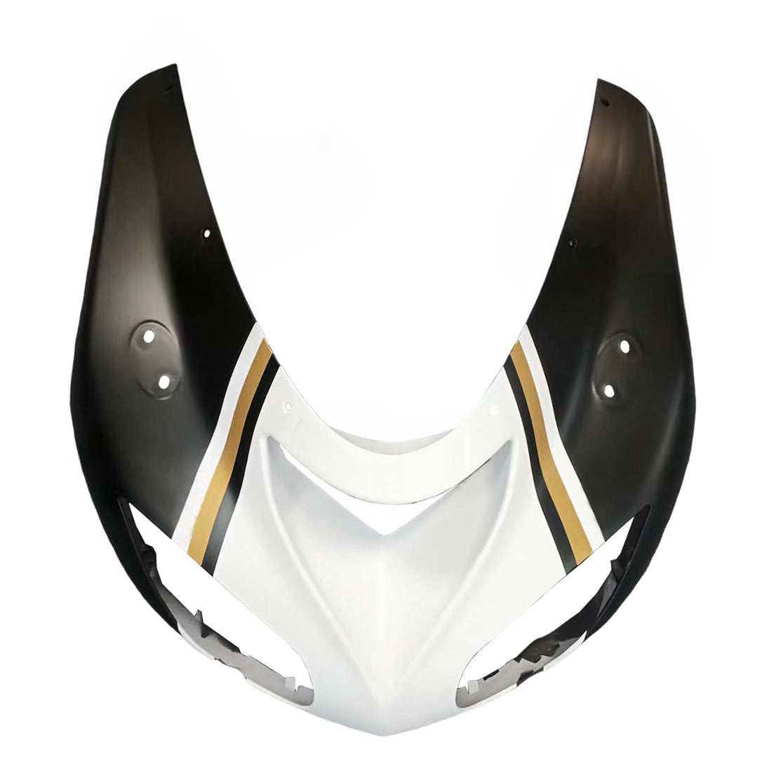 Amotopart 2006-2007 Kawasaki ZX10R Matte Black&White Lucky Strike Fairing Kit