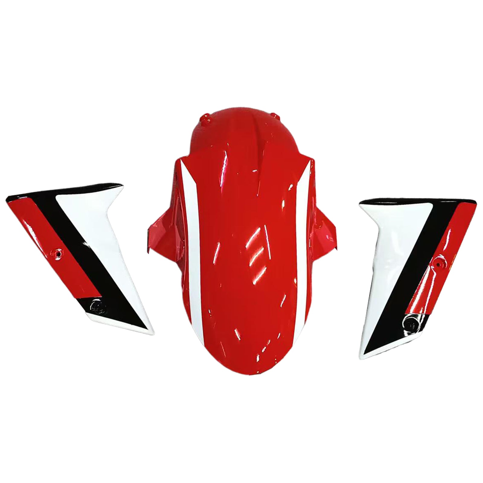 Amotopart 2006-2007 Kawasaki ZX10R Red White Fairing Kit