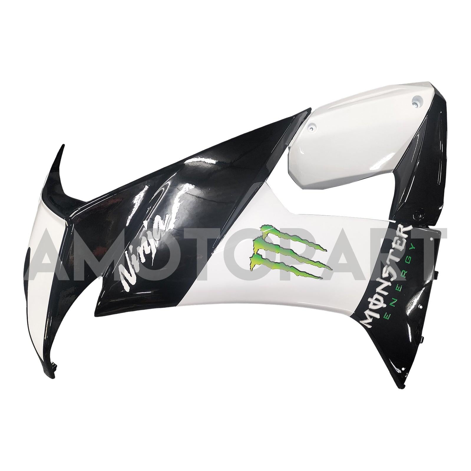 Amotopart Kawasaki ZX10R 2008-2010 Black with Scratch Logo Fairing Kit