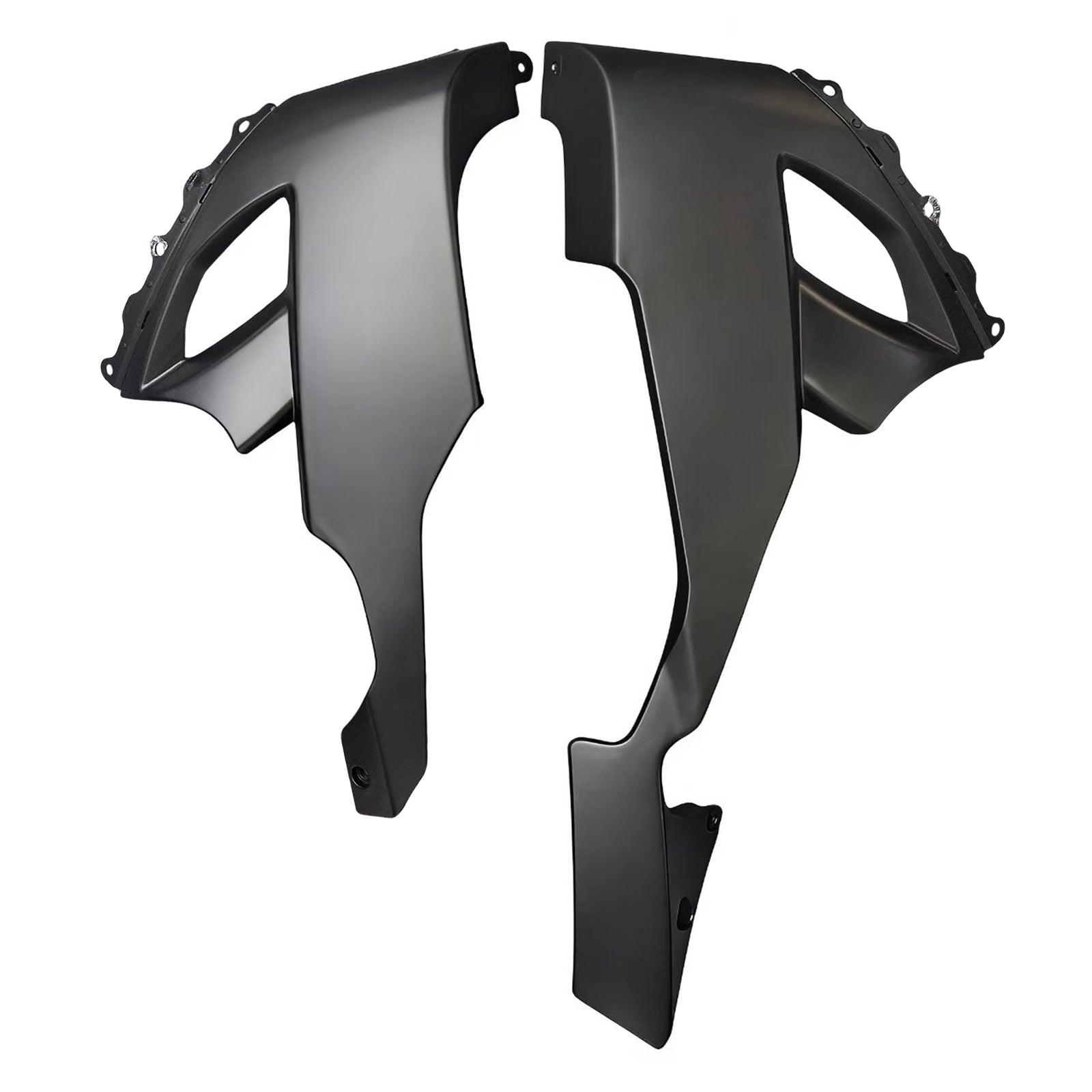 Amotopart Kawasaki ZX10R 2008-2010 Black with Scratch Logo Fairing Kit