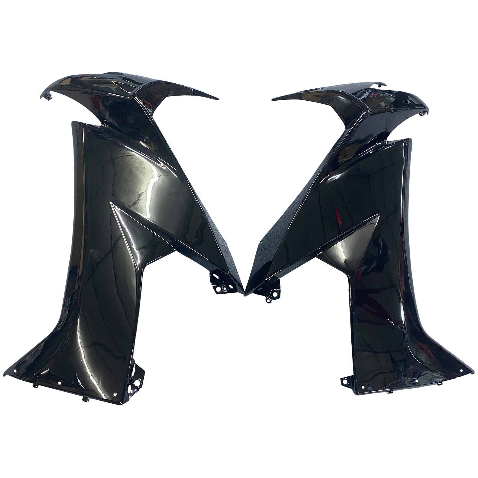 Amotopart Kawasaki ZX10R 2008-2010 Glossy Black Fairing Kit