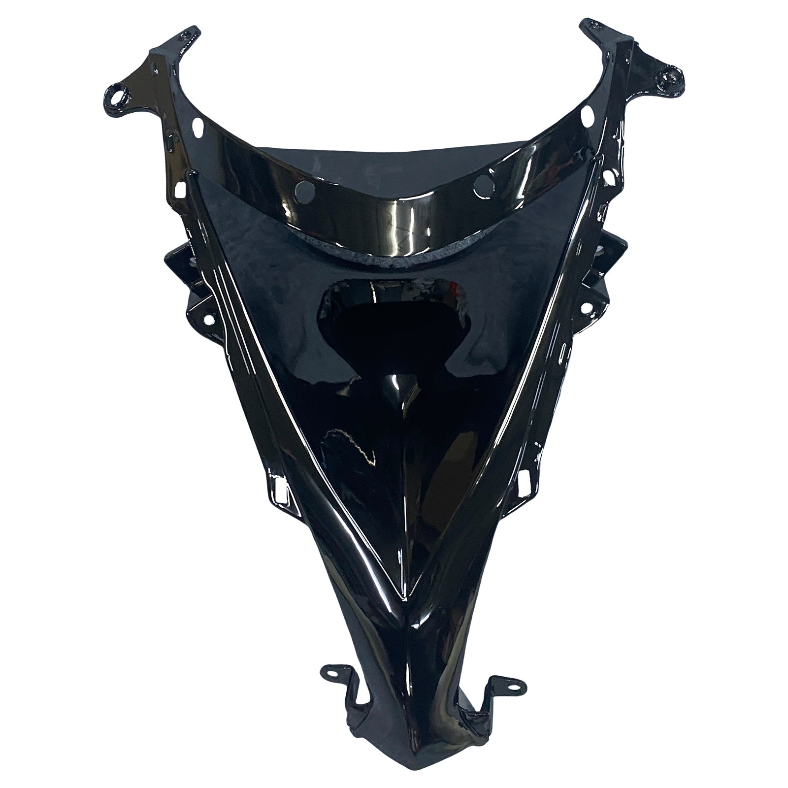 Amotopart Verkleidungsset für Kawasaki ZX10R 2008–2010, glänzend schwarz