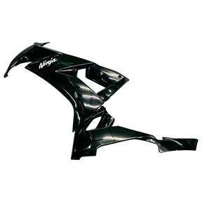 Amotopart Verkleidungsset für Kawasaki ZX10R 2008–2010, glänzend schwarz