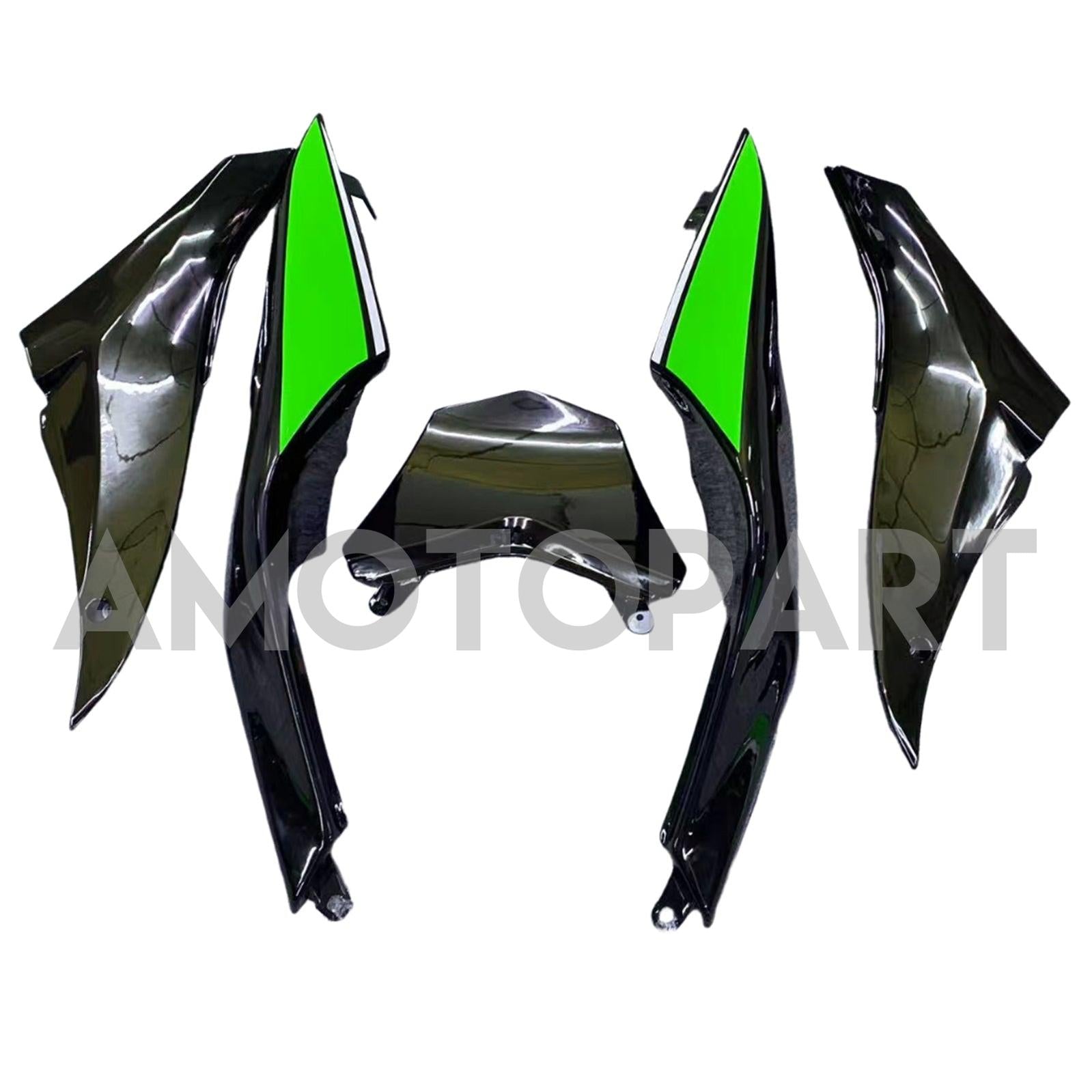 Amotopart Kawasaki ZX10R 2008-2010 Green White Accesing Kit