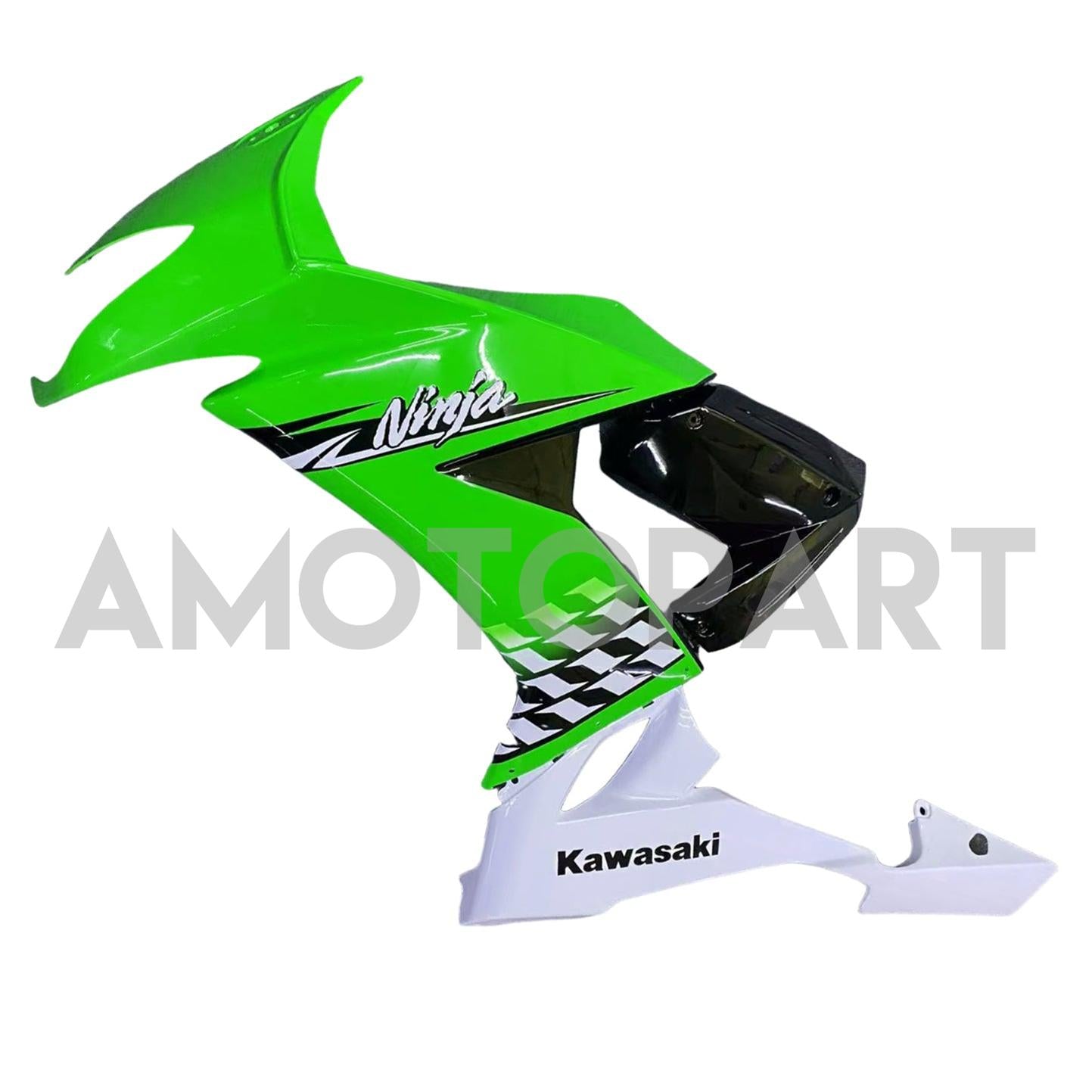 Amotopart Kawasaki ZX10R 2008-2010 Green White Accesing Kit