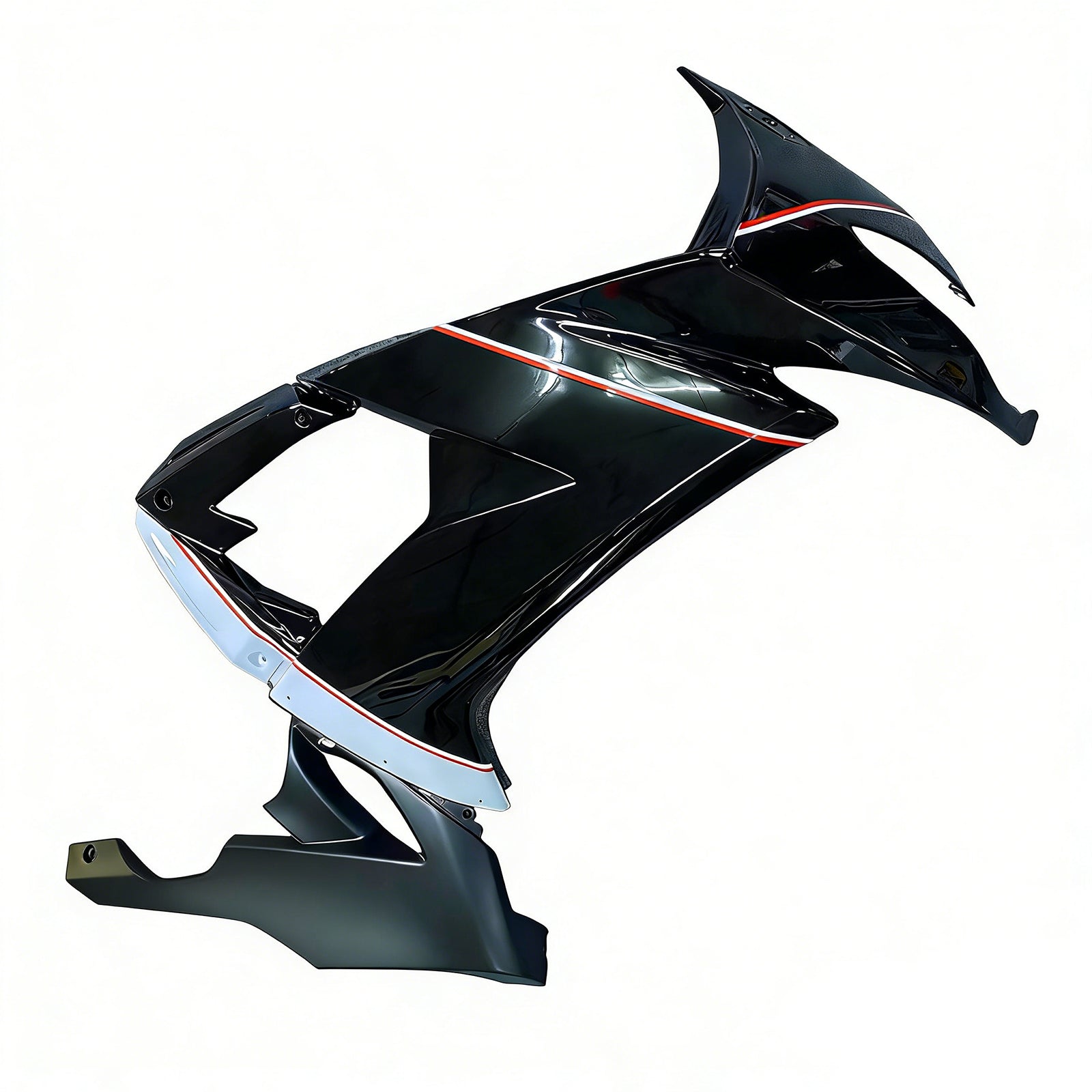 Amotopart 2008-2010 Kawasaki ZX10R Gloss & Matte Black Fairing Zestaw