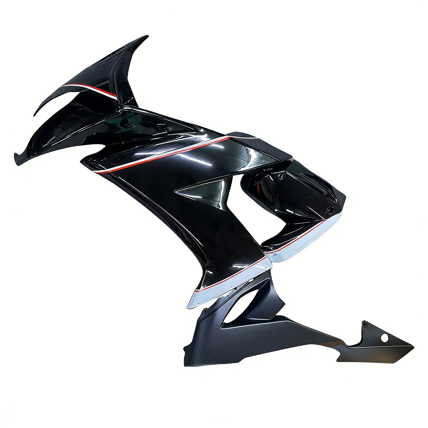 Amotopart 2008-2010 Kawasaki ZX10R Gloss & Matte Black Fairing Zestaw