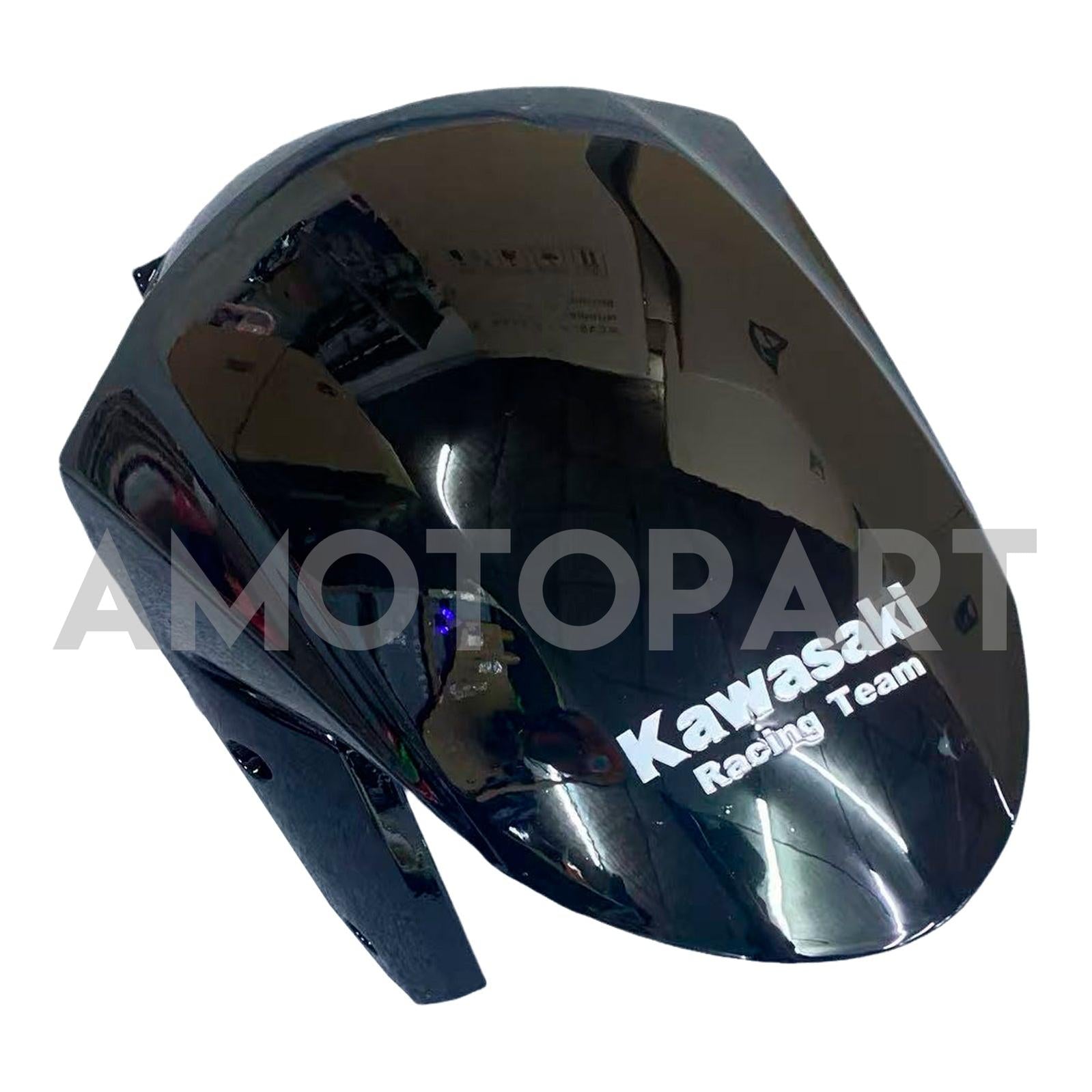 Amotopart 2008–2010 Kawasaki ZX10R, Rot&Schwarzes Style3-Verkleidungskit