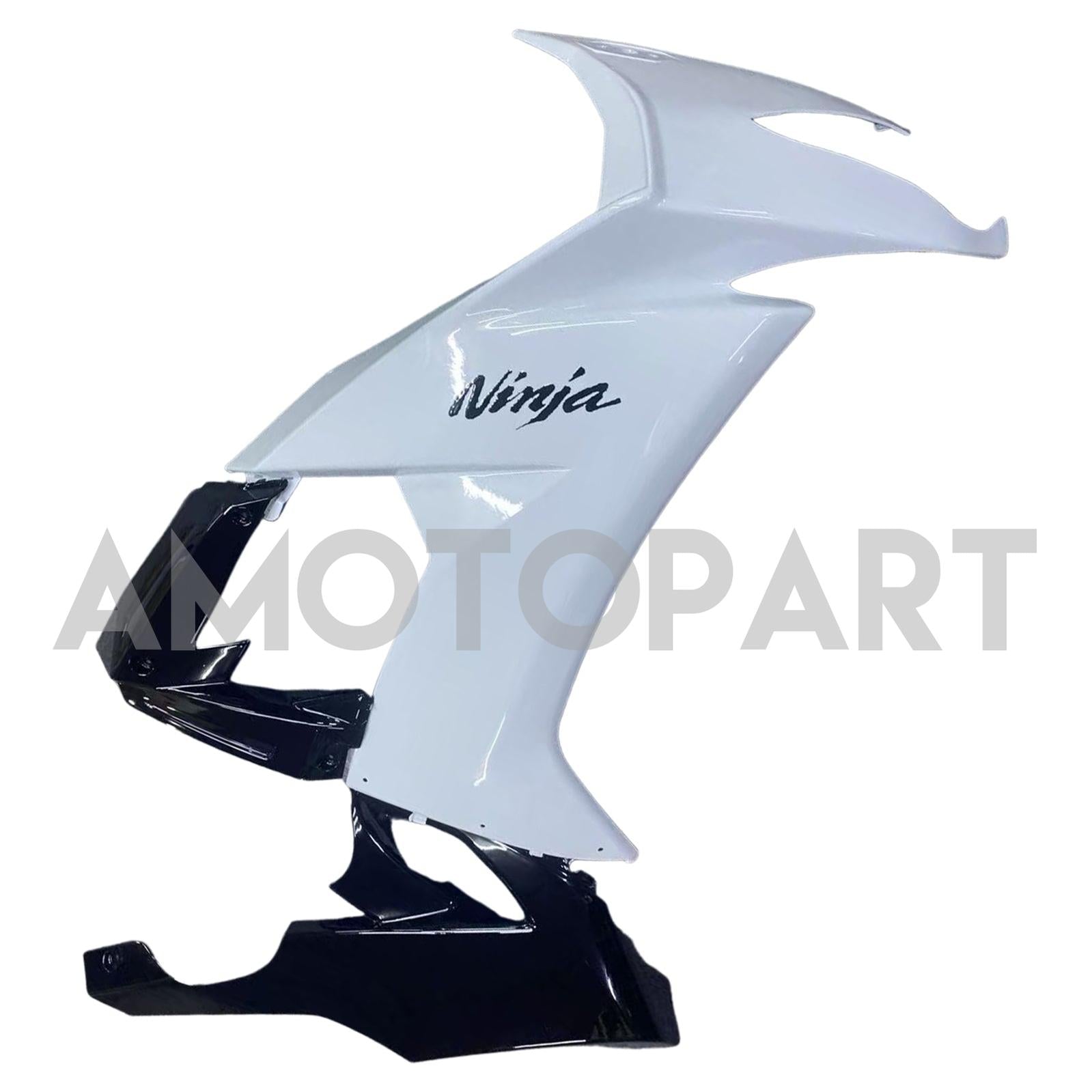 Kit carena Amotopart 2008-2010 Kawasaki ZX10R bianco e nero