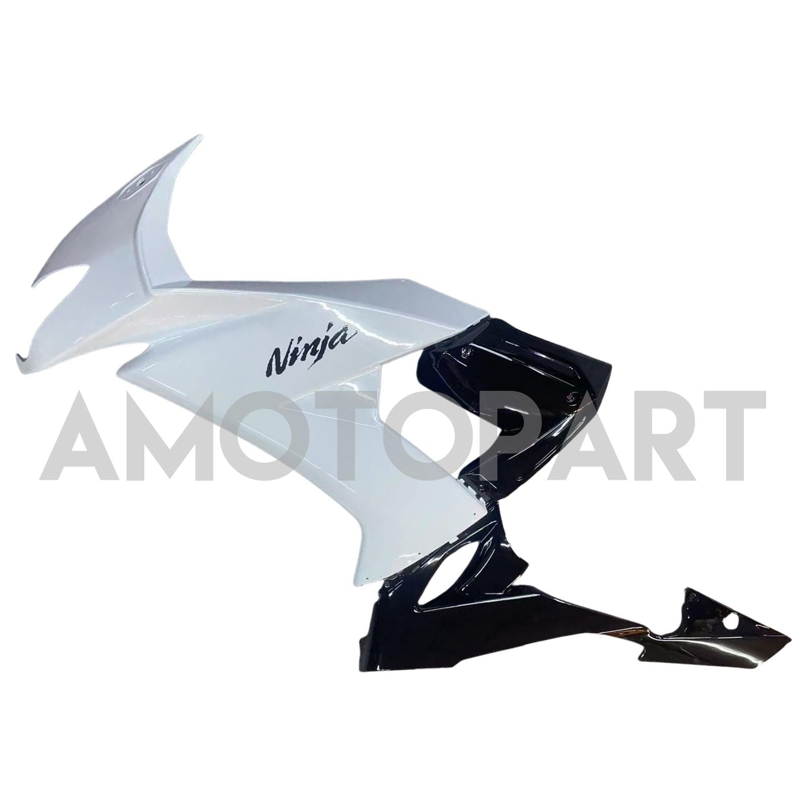 Kit carena Amotopart 2008-2010 Kawasaki ZX10R bianco e nero