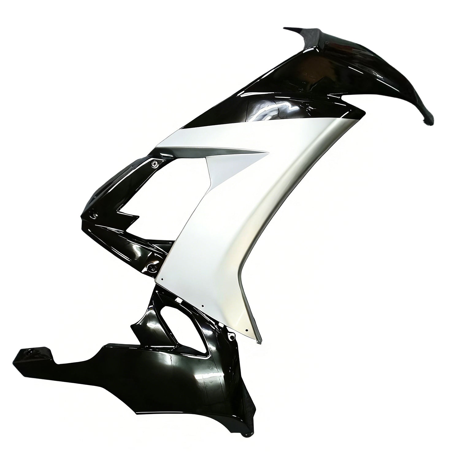 Amotopart 2008-2010 Kawasaki ZX10R Schwarz&Grauer Verkleidungssatz