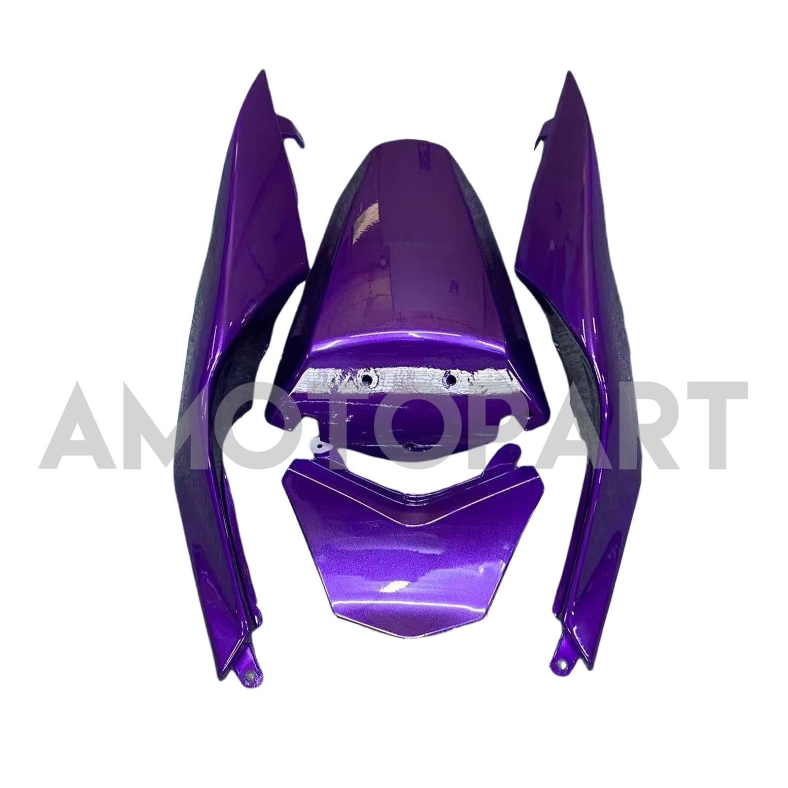 Amotopart 2008-2010 Kawasaki ZX10R Purple&Black Fairing Kit