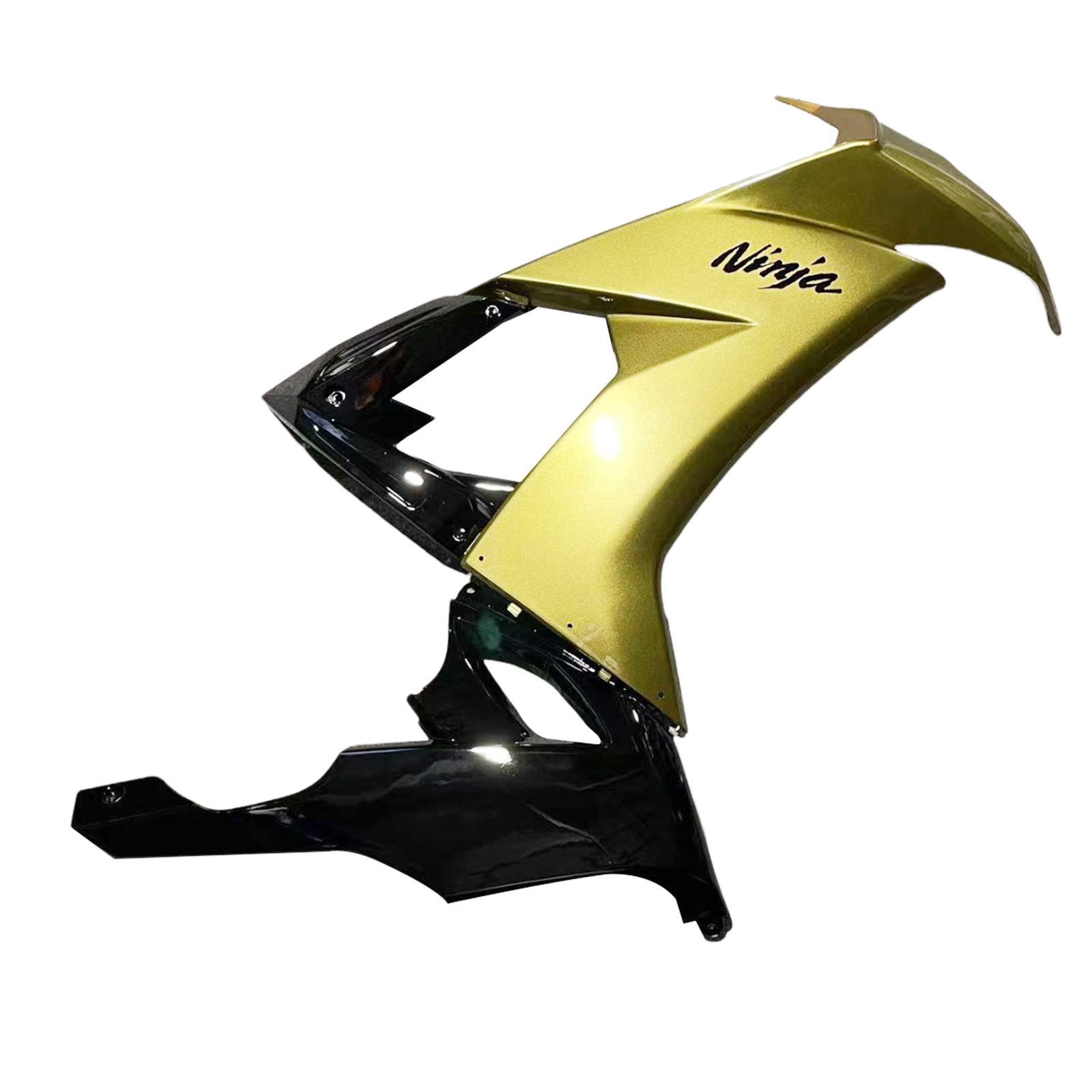 Amotopart Verkleidungssatz für Kawasaki ZX10R, Gold, 2008–2010