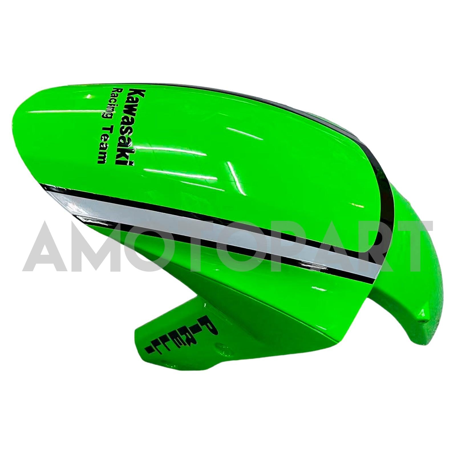 Amotopart 2008-2010 Kawasaki ZX10R Kit de carenado verde y rojo Style5