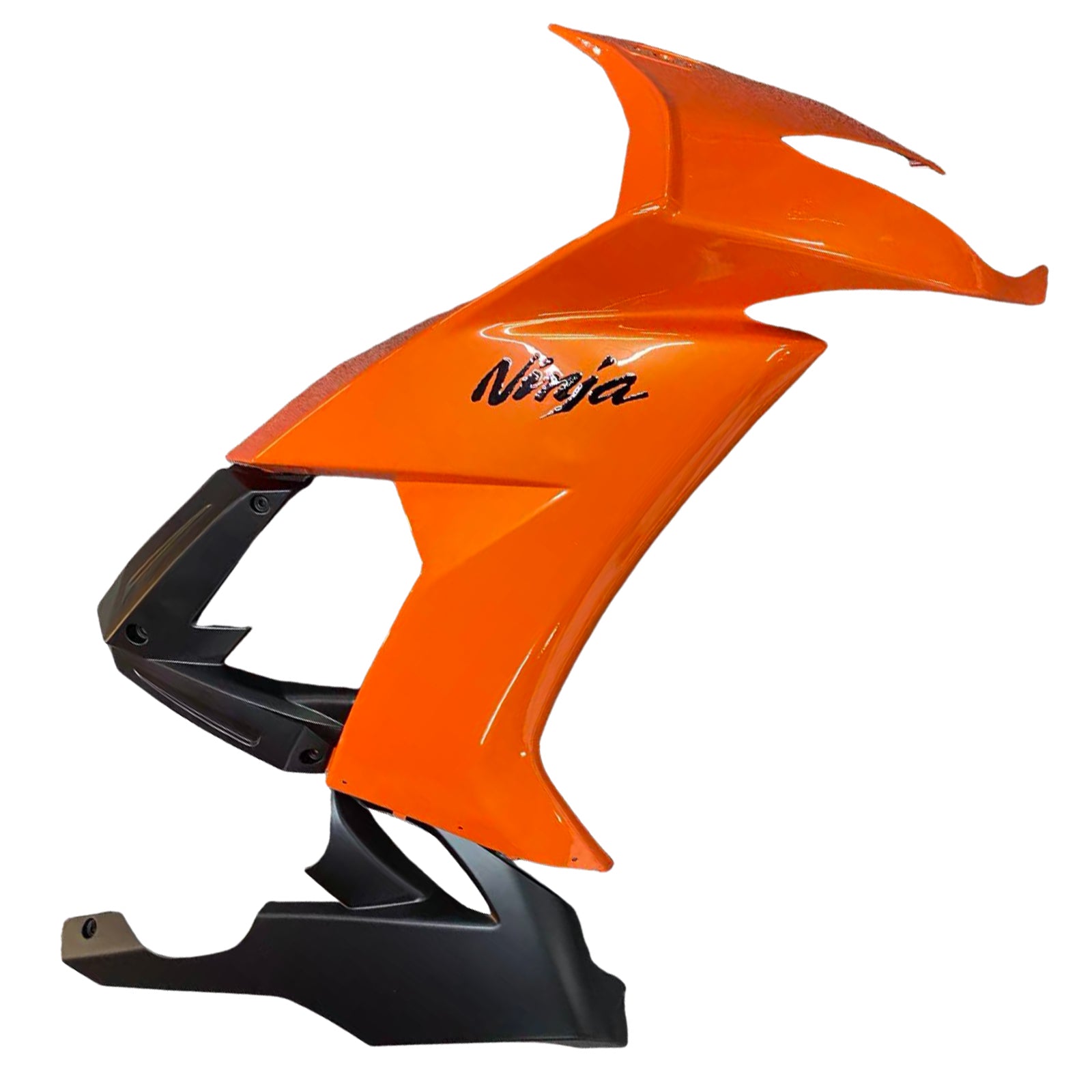 Amotopart 2008-2010 Kawasaki ZX10R Orange Black Fairing Zestaw