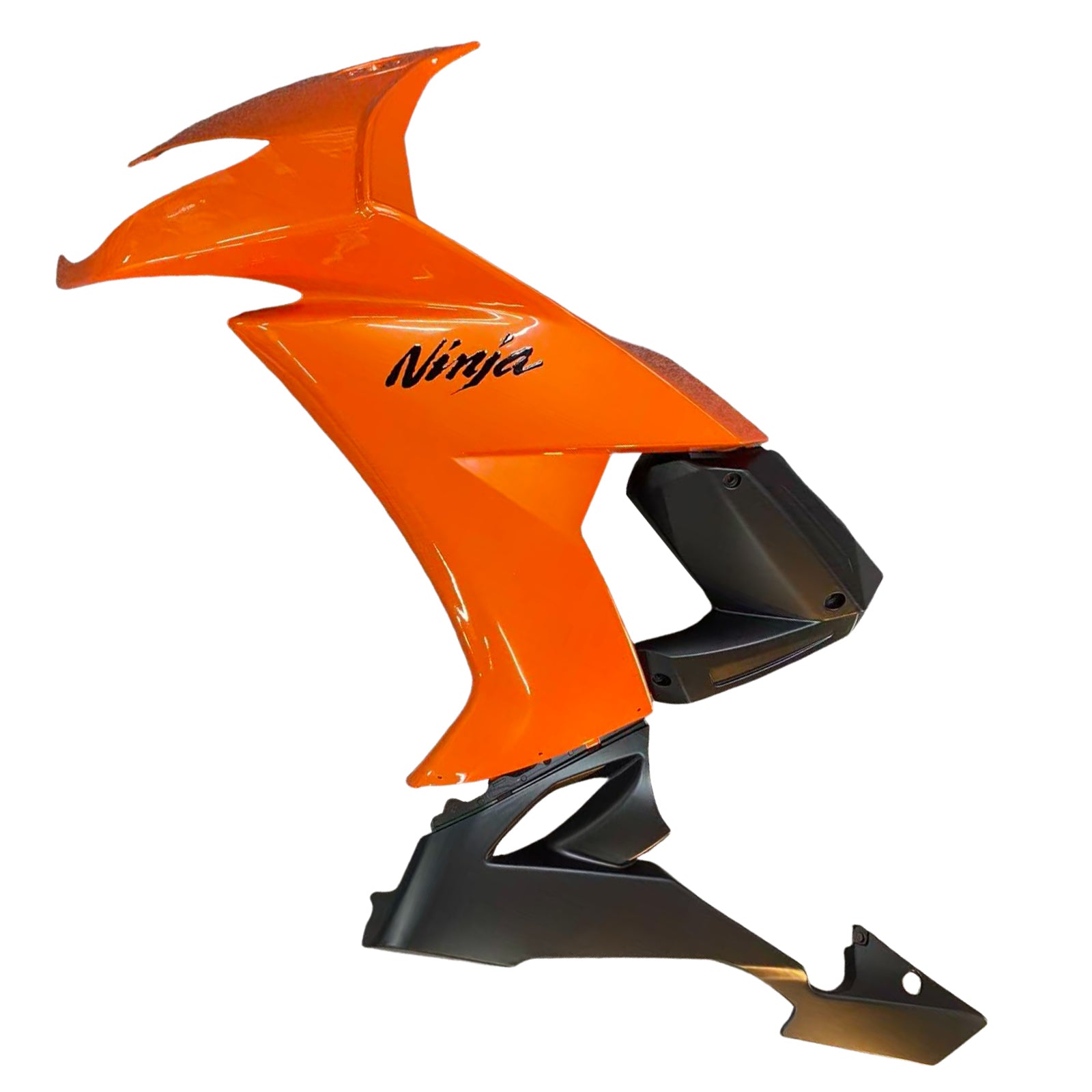 Amotopart 2008-2010 Kawasaki ZX10R Orange Black Fairing Zestaw