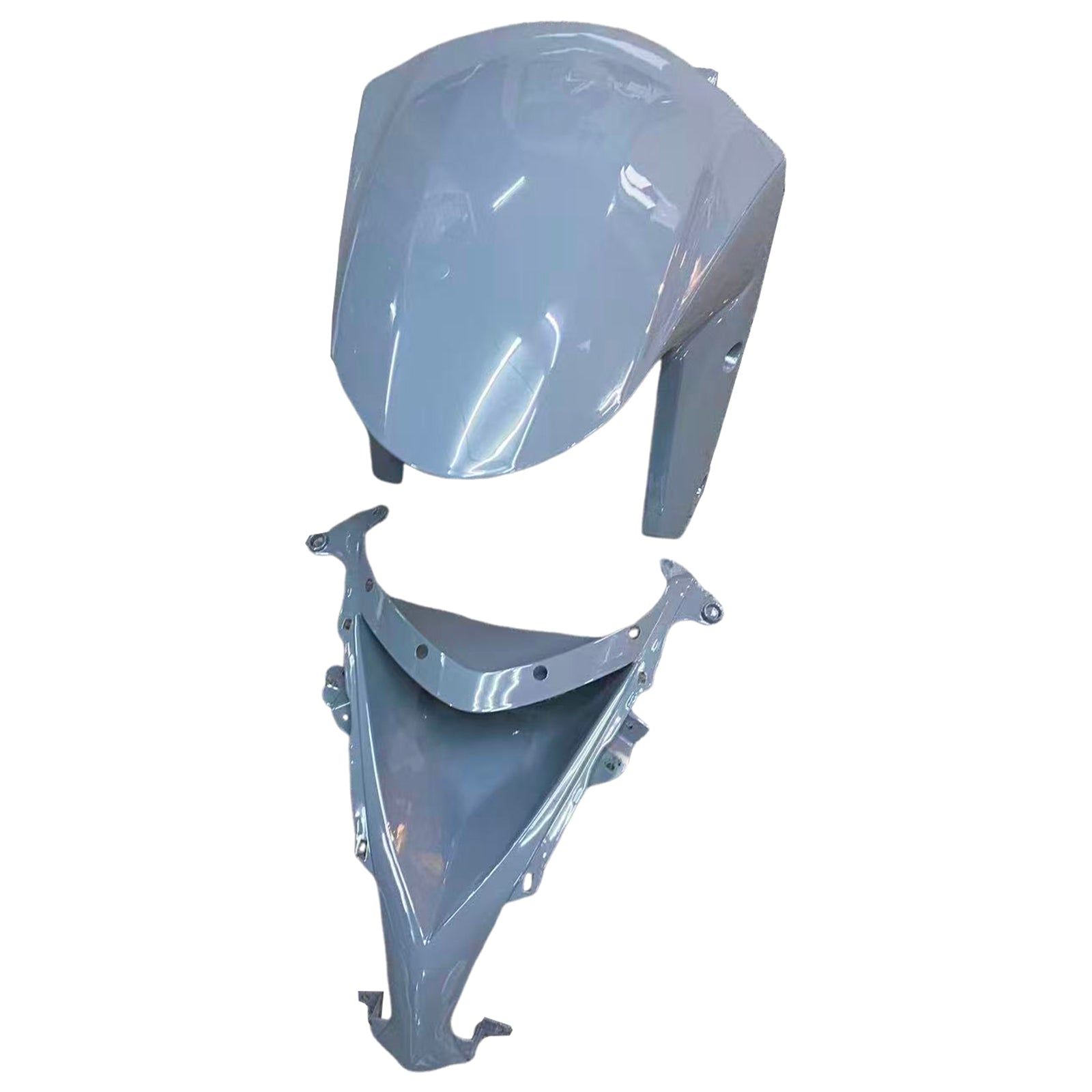 Amotopart 2008-2010 Kawasaki ZX10R Gray Fairing Kit