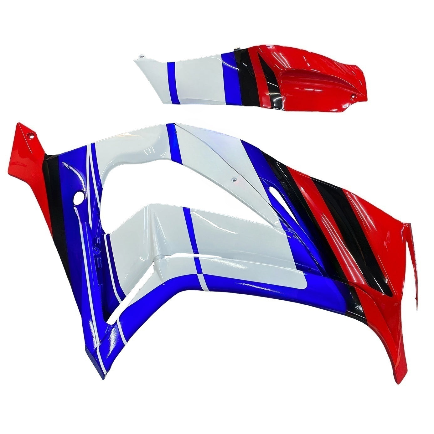 Kapotáž Amotopart Kawasaki ZX10R 2011-2015 modrá&Red Kit