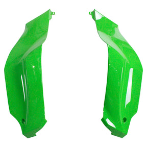 Amotopart Kawasaki ZX10R 2011–2015 grün-schwarzes Verkleidungsset