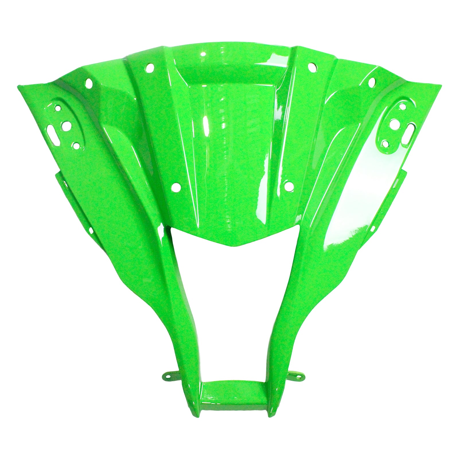 Amotopart Kawasaki ZX10R 2011–2015 grün-schwarzes Verkleidungsset