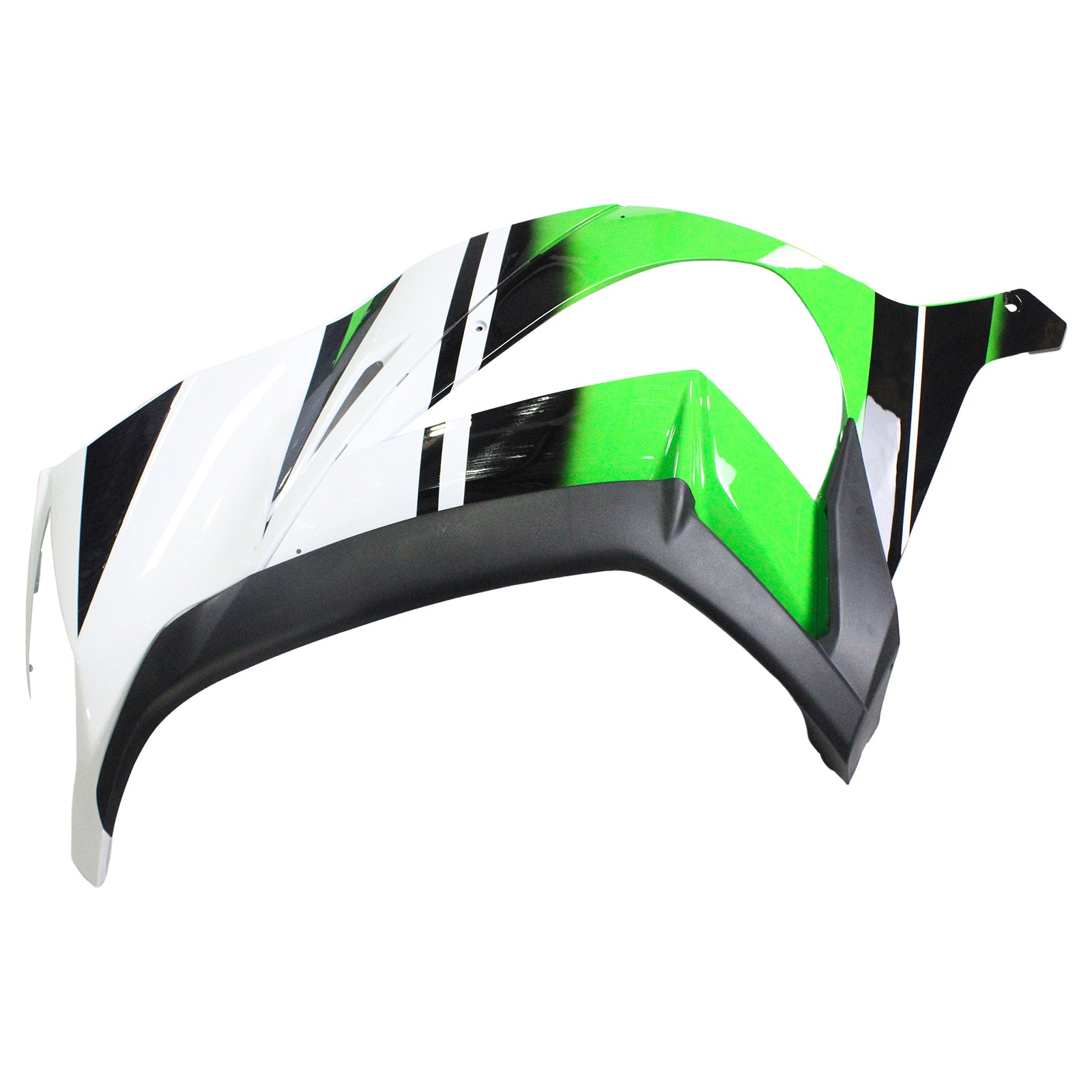 Amotopart Kawasaki ZX10R 2011-2015 Kit de carénage noir vert