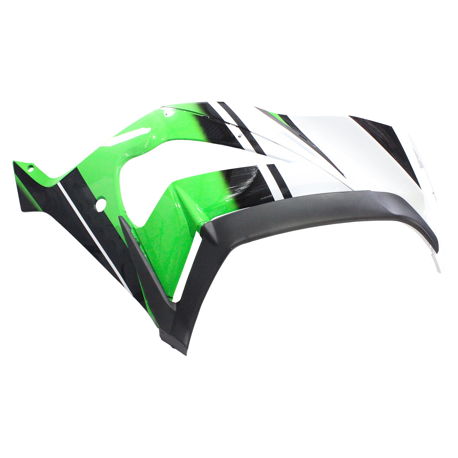 Amotopart Kawasaki ZX10R 2011-2015 Kit de carénage noir vert