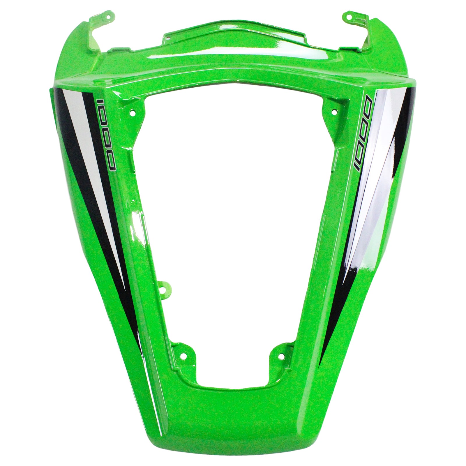 Amotopart Kawasaki ZX10R 2011–2015 grün-schwarzes Verkleidungsset