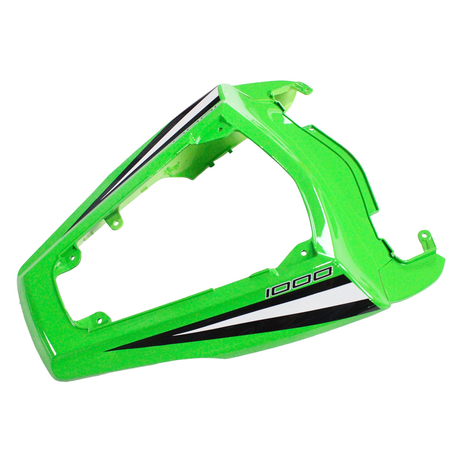 Amotopart Kawasaki ZX10R 2011–2015 grün-schwarzes Verkleidungsset