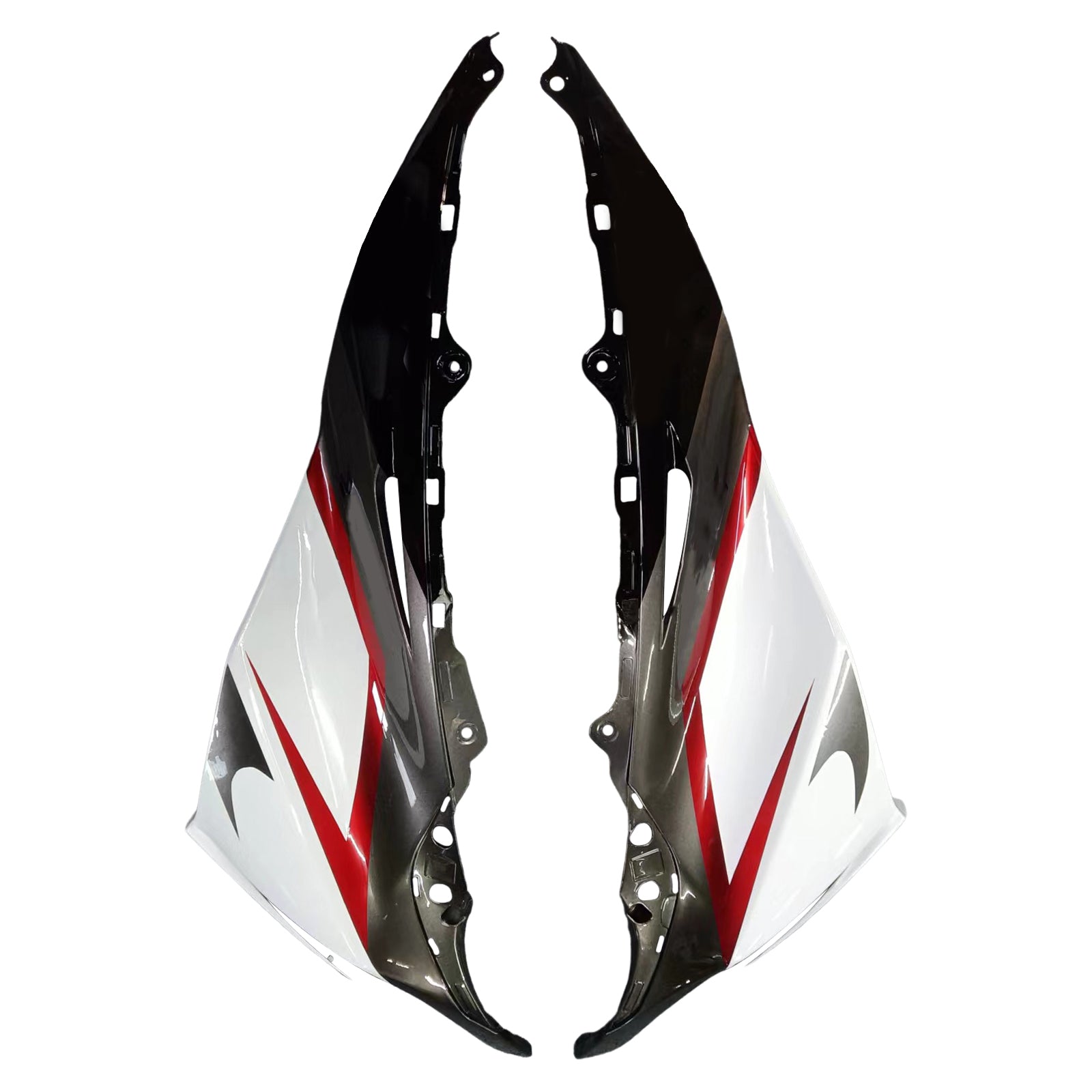 Amotopart Kawasaki ZX10R 2011-2015 White Black Fairing Kit