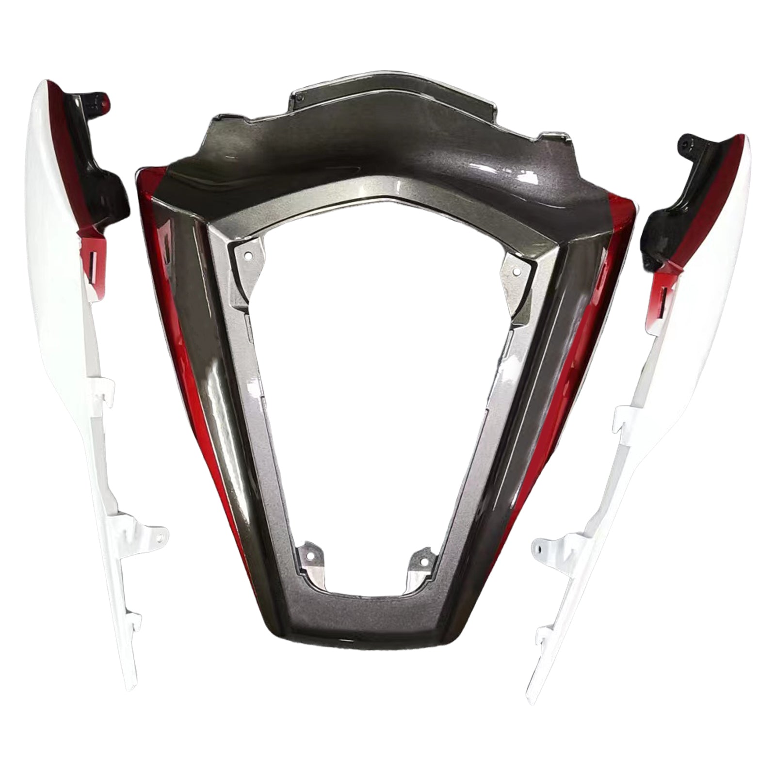 Amotopart Kawasaki ZX10R 2011-2015 White Black Fairing Kit